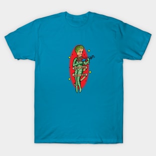 Sailor jerry Mars attacks T-Shirt